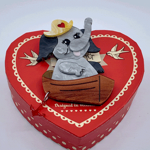 Erstwilder Love Boat Brooch BH6989-7190