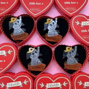 Erstwilder Love Boat Brooch BH6989-7190