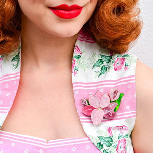 Erstwilder Magnificent Magnolia Brooch BH6926-2050