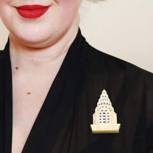 Erstwilder Manhattan Monument Brooch BH6888-8030