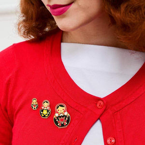 Erstwilder Matryoshka Memories Large Enamel Pin EP0021-1070