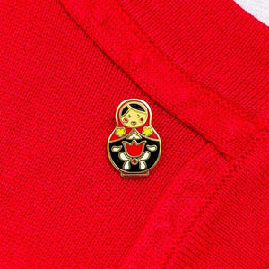 Erstwilder Matryoshka Memories Small Enamel Pin EP0023-1070