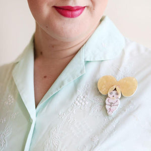 Erstwilder Peababy Brooch BH6827-6000