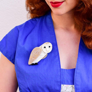 Erstwilder Miah Masked Owl Brooch BH5375-9092