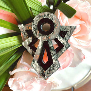 Erstwilder Modernist Motif Brooch BH6882-9270