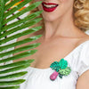 Green Eyed Monster Brooch