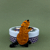 Erstwilder Mr. Beaver's Bark Brooch BH7108-9070