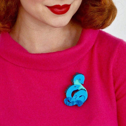 Erstwilder Deep Sea Danger Brooch BH6764-3043