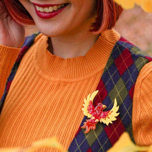 Erstwilder Fiery Fawkes Brooch BH6776-6010