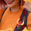 Fiery Fawkes Brooch