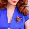 Erstwilder Octavious the Octo-Scribe Brooch BH6521-6100