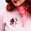 One in One Hundred and One Brooch