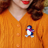 Pebbles on Ice Brooch