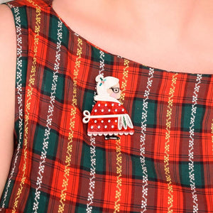 Erstwilder Mrs. Clause Brooch BH7154-1080