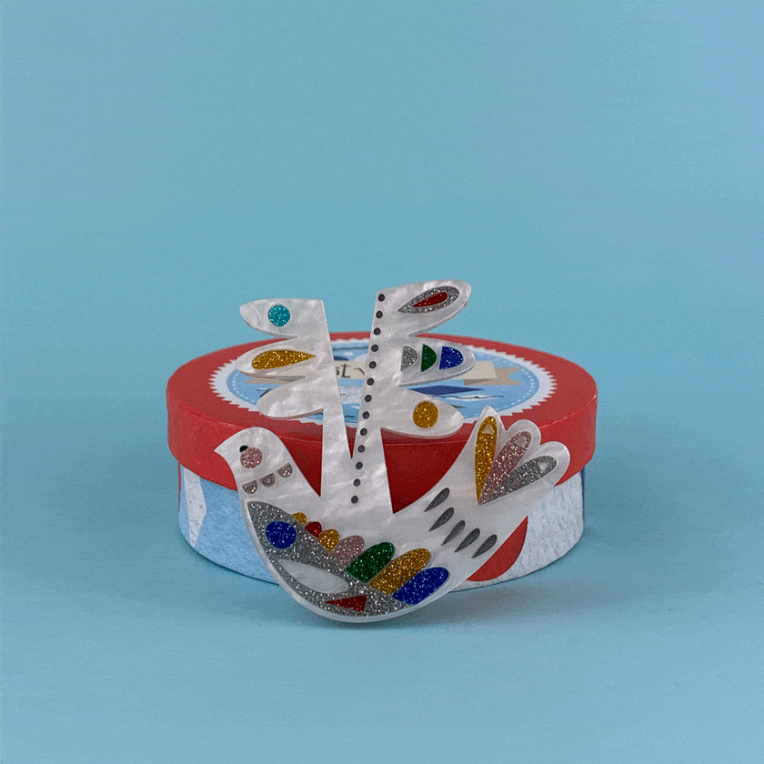 Erstwilder Peaceful Flight Brooch BH7159-8001