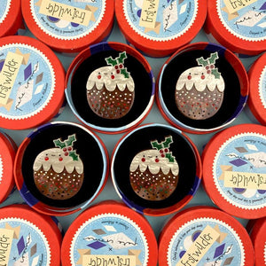 Erstwilder Plum Puddie Brooch BH7158-9181