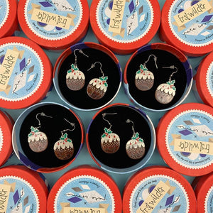 Erstwilder Plum Puddie Earrings E7158-9181