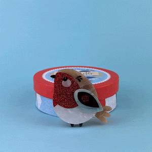 Erstwilder Red Robin  Brooch BH7157-1080