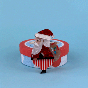 Erstwilder Santa Clause Brooch BH7155-1080