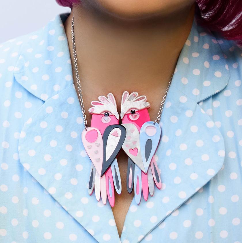 The Garrulous Galah Necklace Erstwilder