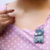 The Talented Tassie Devil  Brooch