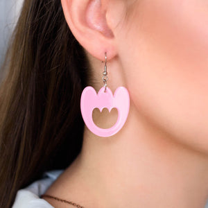 Erstwilder Essentials Tulip Bubble Resin Drop Earrings - Pink EE1015-BU2000