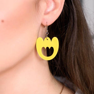 Erstwilder Essentials Tulip Bubble Resin Drop Earrings - Yellow EE1015-BU6000