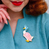 Erstwilder Jemima Puddle-Duck Brooch BH6779-8020