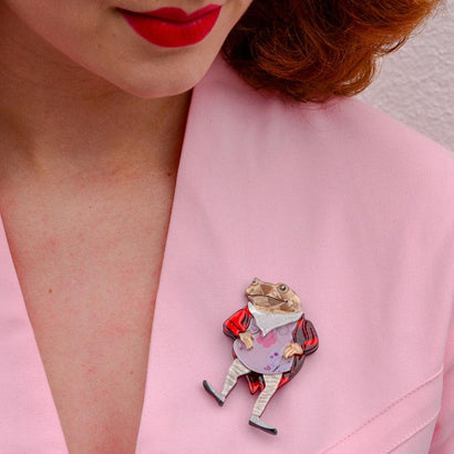 Erstwilder Mr. Jeremy Fisher Brooch BH6786-2090