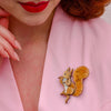Squirrel Nutkin Brooch
