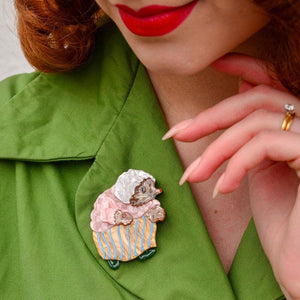 Erstwilder Mrs. Tiggy-Winkle Brooch BH6782-2090