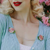 Prim Petals Cardigan Clips