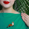 Erstwilder Prince of the Prarie Black-Footed Ferret Brooch BH6858-9000