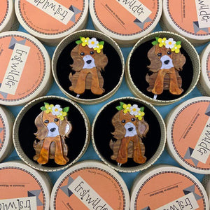 Erstwilder Puppy Love Brooch BH7015-9060