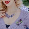 Erstwilder Purple Prose Brooch BH7199-5040