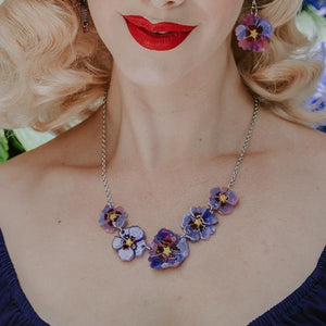 Erstwilder Purple Prose Necklace N7199-5000