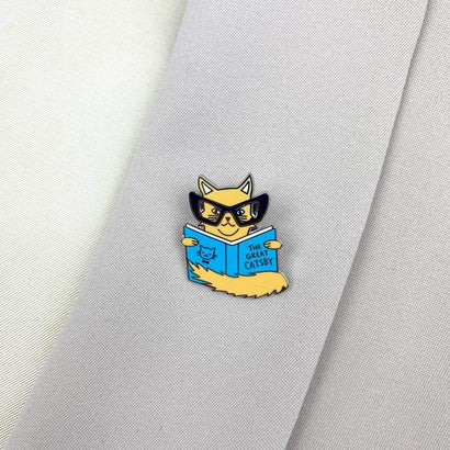 Erstwilder Puss In Books Enamel Pin EP0085-6333