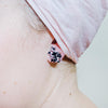 Erstwilder Essentials Bunny Chunky Glitter Resin Stud Earrings - Pink EE0007-CG2000