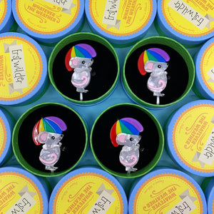 Erstwilder Rainbow Rain Brooch BH7049-7101