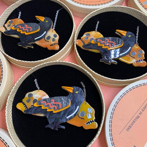 Erstwilder Raven Mad Necklace N6910-7061