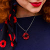 Poppy Field Mini Pendant Necklace
