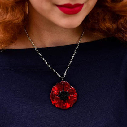 Erstwilder Poppy Field Pendant Necklace N3033-1000