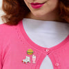 Rollicking Rollerskates Enamel Pin
