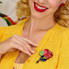Budding Romance Rose Brooch
