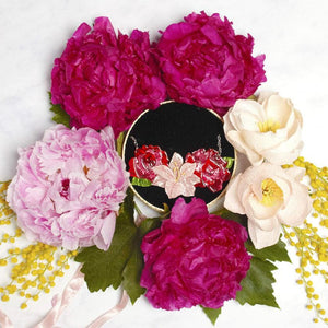 Erstwilder Tickled Pink Flower Necklace (Small) N6801-1020