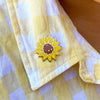 Salubrious Sunflower Enamel Pin