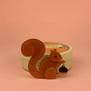 The Satisfied Squirrel Brooch