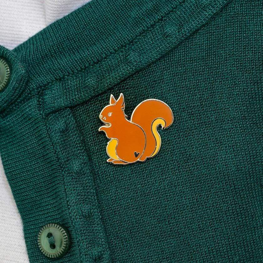 Erstwilder Scrupulous Squirrel Enamel Pin EP0027-9092
