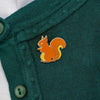 Scrupulous Squirrel Enamel Pin