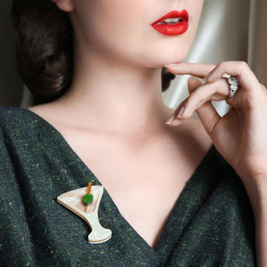 Erstwilder Shaken, Not Stirred Brooch BH6887-8140